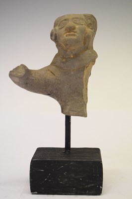 Lot 150 - Antiquities - Believed Pre Columbian (possibly Aztec) terracotta figure fragment