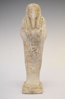 Lot 152 - Egyptian alabaster Shabti