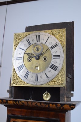 Lot 436 - Fine walnut and marquetry 8-day longcase clock George Murgatroyd, London, circa 1700