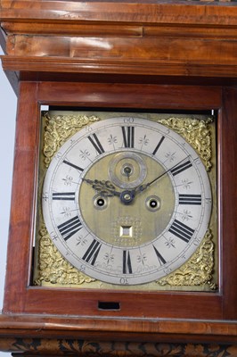 Lot 436 - Fine walnut and marquetry 8-day longcase clock George Murgatroyd, London, circa 1700