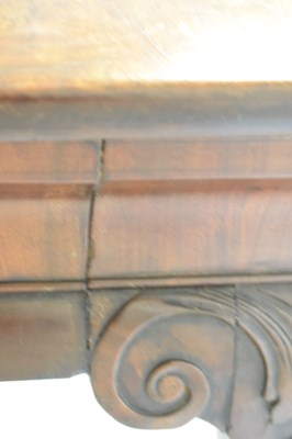 Lot 546 - George III  mahogany table on four cabriole supports