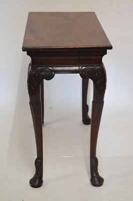 Lot 546 - George III  mahogany table on four cabriole supports