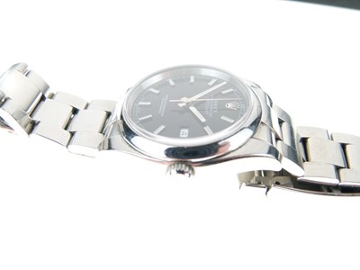 Lot 45 - Rolex - Gentleman's Oyster Perpetual automatic stainless steel wristwatch