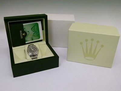 Lot 45 - Rolex - Gentleman's Oyster Perpetual automatic stainless steel wristwatch