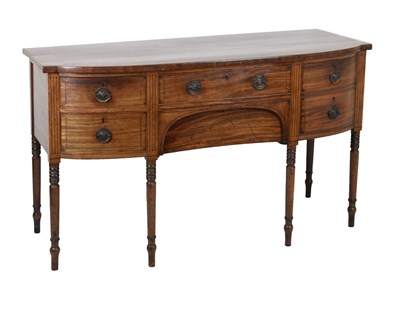 Lot 639 - Early 19th Century inlaid mahogany sideboard