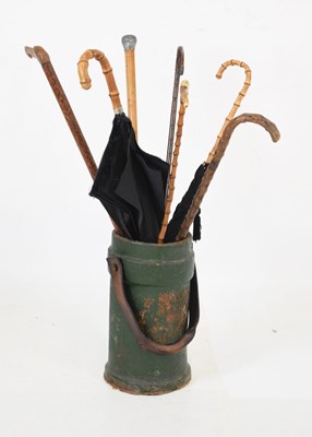 Lot 356 - Artillery shell case stick stand