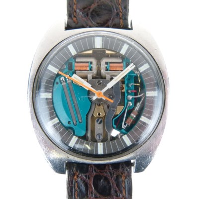 Lot 49 - Bulova – Gentleman’s Accutron ‘Spaceview’ stainless steel cased wristwatch