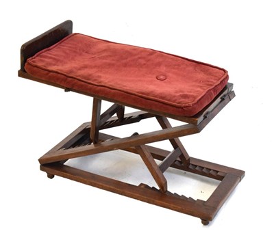Lot 565 - Cane-seated gout stool