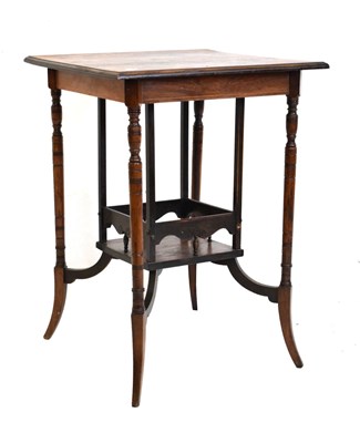 Lot 569 - Inlaid rosewood occasional table circa 1900