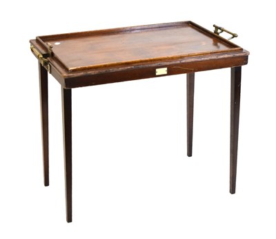 Lot 574 - 'The Osterley' patent folding tray table