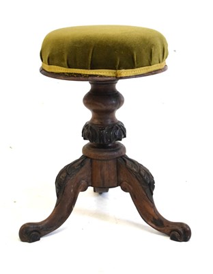 Lot 578 - Victorian piano stool