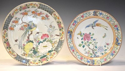 Lot 480 - Two Japanese plates