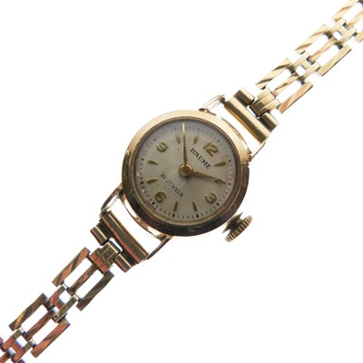 Lot 118 - Baume - Lady's 9ct gold cocktail watch