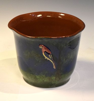 Lot 362 - Torquay ware parrot planter