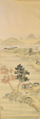 Lot 350 - Fourteen rolls of 20th Century Chinese watercolour wallpaper