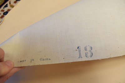 Lot 350 - Fourteen rolls of 20th Century Chinese watercolour wallpaper