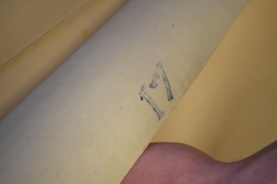 Lot 350 - Fourteen rolls of 20th Century Chinese watercolour wallpaper