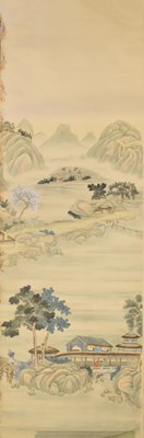 Lot 350 - Fourteen rolls of 20th Century Chinese watercolour wallpaper