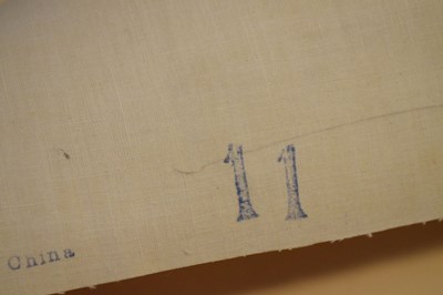 Lot 350 - Fourteen rolls of 20th Century Chinese watercolour wallpaper