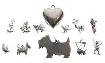 Lot 93 - Small quantity of assorted Scottish themed charms