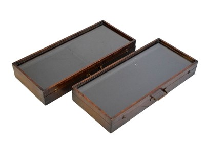 Lot 589 - Pair of jewellery display cases