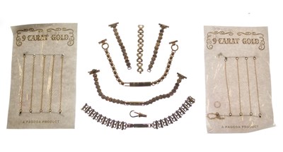 Lot 136 - Assorted gold yellow metal and unmarked watch parts