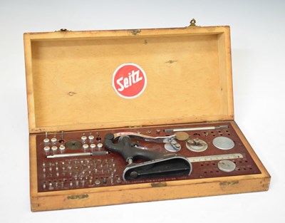 Lot 81 - Boxed Seitz punch with fittings