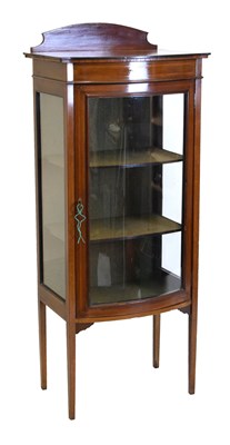 Lot 483 - Edwardian mahogany display cabinet