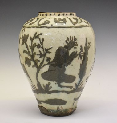 Lot 497 - Middle Eastern slipware vase