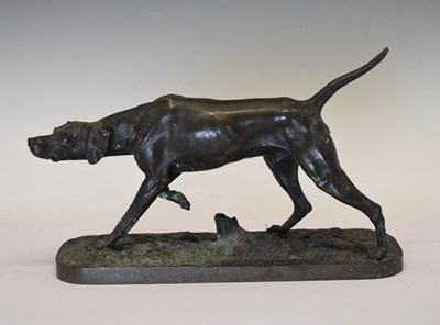 Lot 424 - After Nikolai Ivanovich Lieberich (Russian, 1828-1883) - Bronze Legavaya hunting dog