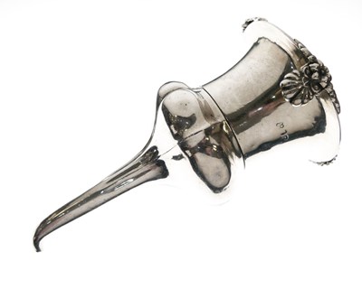 Lot 336 - Early Victorian silver wine funnel