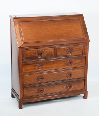 Lot 743 - Chinese hardwood bureau