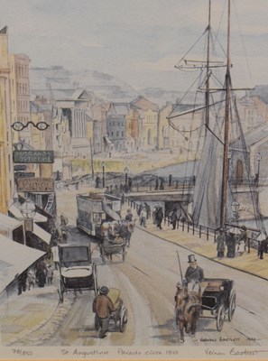 Lot 750 - John Pursons - Watercolour - 'The Matthew' and two other prints