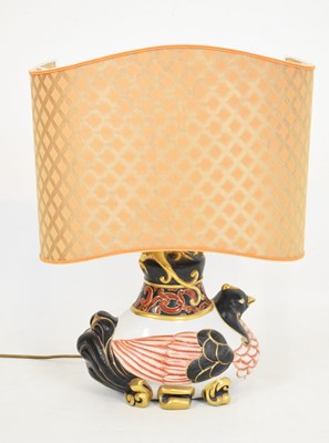 Lot 734 - Modern Italian Societa Porcellane Artistiche table lamp