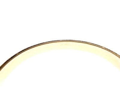 Lot 319 - Carlo Giuliano enamelled hinged bangle