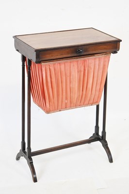 Lot 756 - 19th Century mahogany work table
