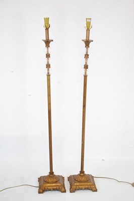 Lot 763 - Pair of standard lamps