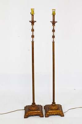 Lot 764 - Pair of standard lamps
