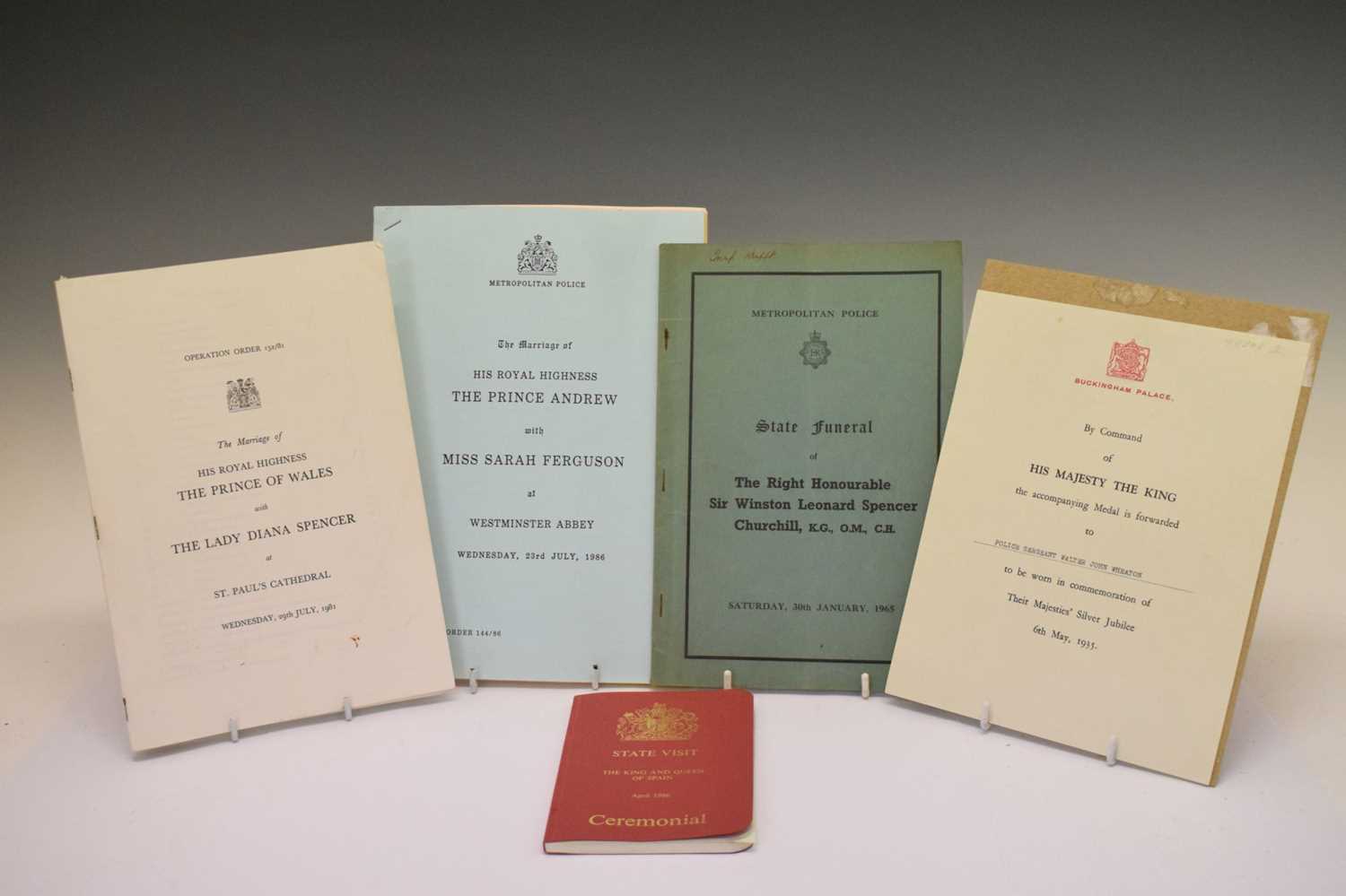 Lot 244 - Three Metropolitan Police orders and State
