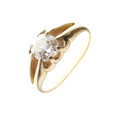 Lot 1 - Diamond single-stone ring