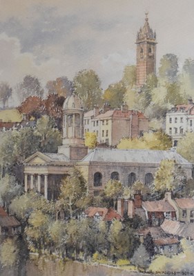 Lot 530 - Frank Shipsides (1908-2005)  - Watercolour - 'St Georges, Brandon Hill