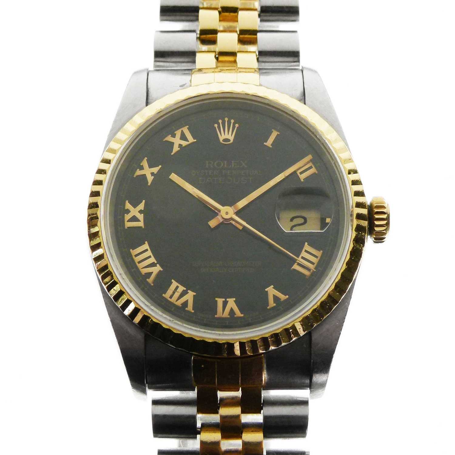 Lot 249 - Rolex - Gentleman's Oyster Perpetual Datejust wristwatch