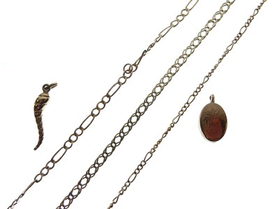 Lot 60 - Small quantity of 9ct gold jewellery
