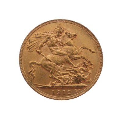 Lot 355 - George V gold sovereign, 1912