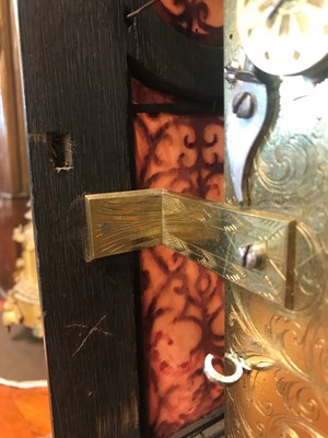 Lot 242 - William Scafe, (1674-1765) - Early Georgian ebonised twin fusee chiming bracket clock