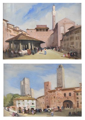 Lot 520 - Sir Victor Wellesley (1876-1954) - Pair of watercolours