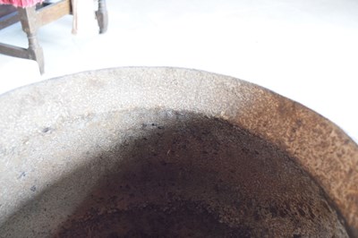 Lot 3 - Coalbrookdale - 19th Century iron cauldron
