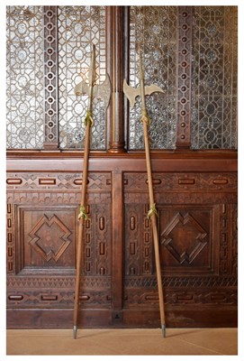 Lot 8 - Two halbards