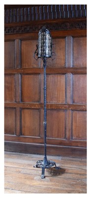 Lot 16 - Iron standard lamp