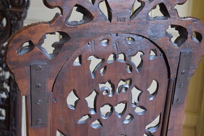 Lot 22 - Set of six late 17th Century and later walnut high back dining chairs